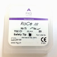 FKG 702 RaCe Ni-Ti Taper 2% каналорасширитель машинный, 25 мм, № 20, 5 шт