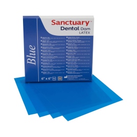 Листы латексные Sanctuary (152 х 152) 36 шт, тонкие, синие, без запаха